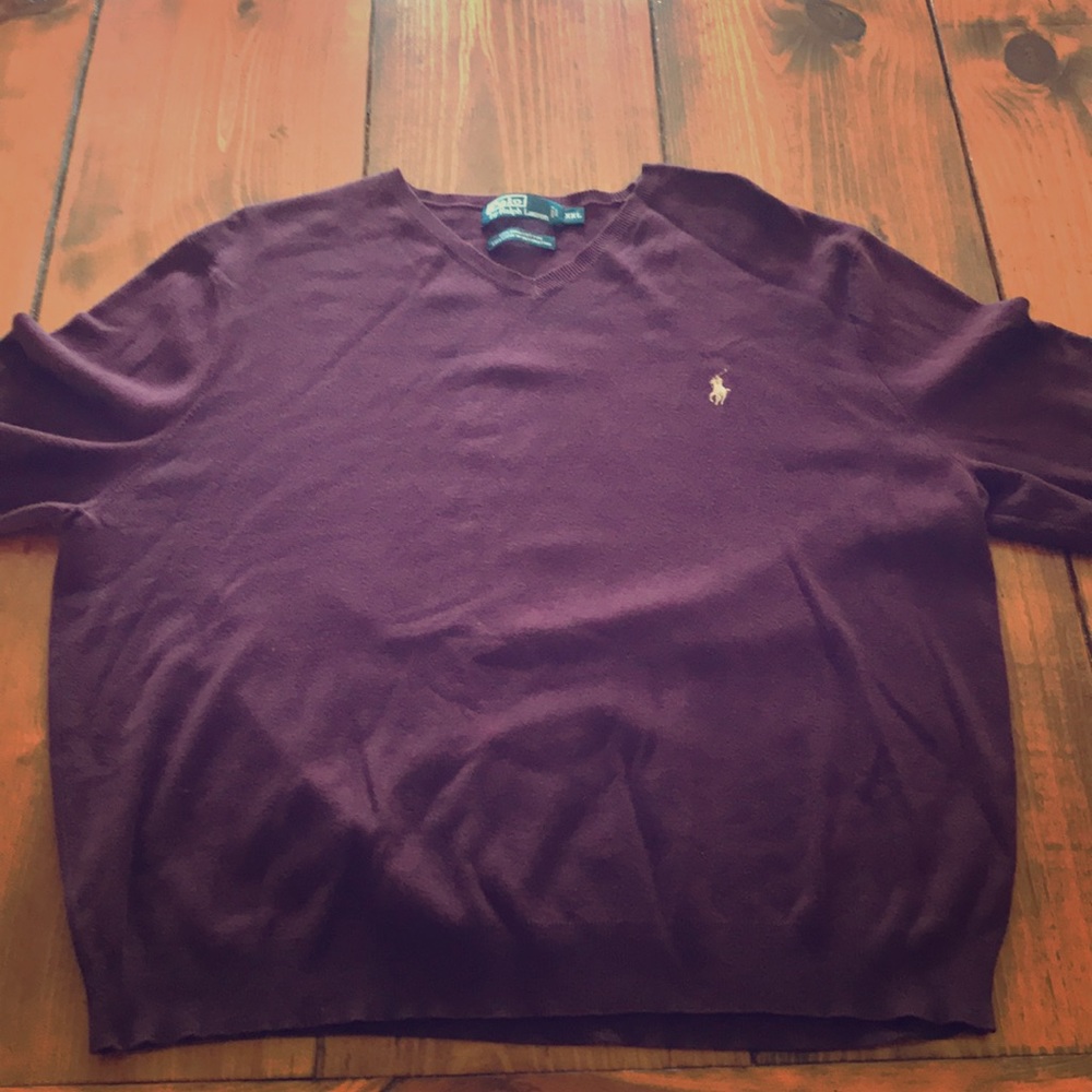 Polo by Ralph Lauren Burgundy Sweater XXL